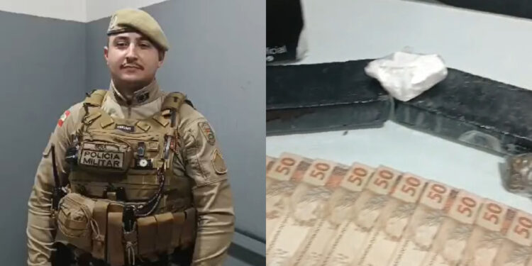 [Vídeo] Homem é preso com mais de 1kg de drogas em Schroeder