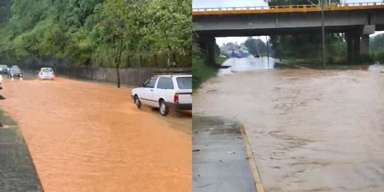 Confira as informações sobre os pontos de alagamento e a situação dos rios de Jaraguá do Sul