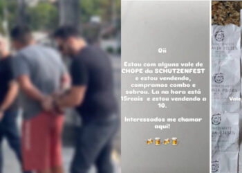 [Vídeo] Homem que desviou tickets da Schützenfest é preso em Jaraguá do Sul