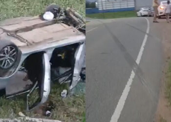 [Vídeo] Seis pessoas ficam feridas em grave acidente em Jaraguá do Sul