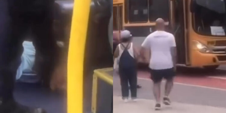 Homem invade ônibus escolar, agride motorista e gera confusão com crianças em Balneário Camboriú