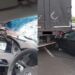 Motorista bate carro contra traseira de carreta em Jaraguá do Sul
