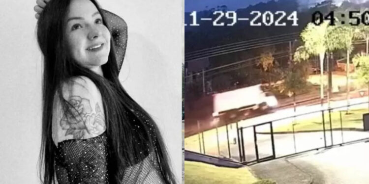 [Vídeo] Câmera registra acidente que matou mulher grávida na BR-470, em Blumenau