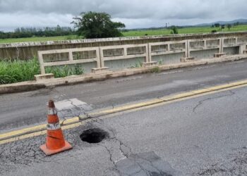 Trânsito da BR-280 é alterado para obras de reparo em Guaramirim