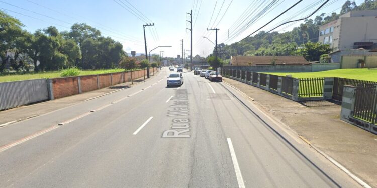 Obras afetam trânsito em duas ruas de Jaraguá do Sul neste fim de semana