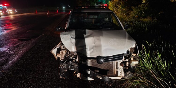 [Vídeo] Mulher morre em acidente na SC-108, em Guaramirim