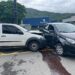 Dois carros se envolvem em acidente em Jaraguá do Sul