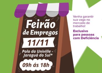 Jaraguá do Sul terá Feirão de Empregos para pessoas com deficiência