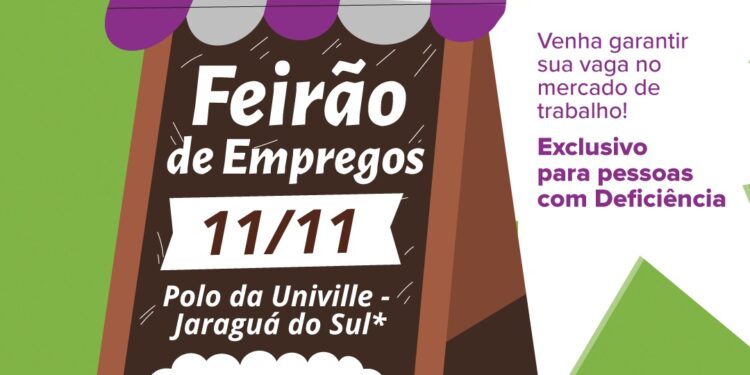 Jaraguá do Sul terá Feirão de Empregos para pessoas com deficiência