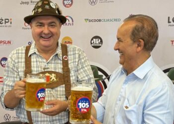 [Vídeo] Jorginho almoça na Schützenfest e confirma Lunelli na Agricultura