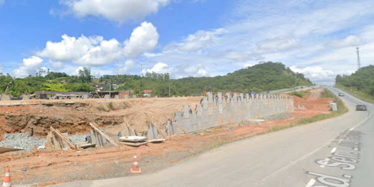 Trânsito na BR-280, em Guaramirim, será afetado por obras em viaduto