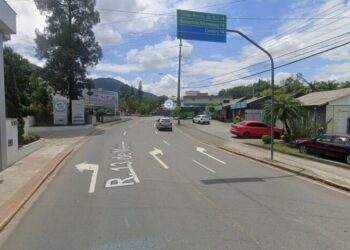 Trecho da Rua 13 de Maio, em Jaraguá do Sul, estará em meia pista nesta sexta-feira (1º)