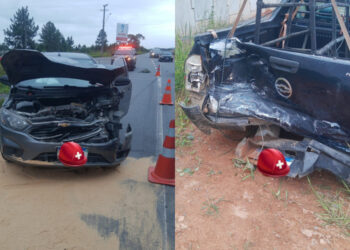 Motorista fica ferido após acidente em Guaramirim