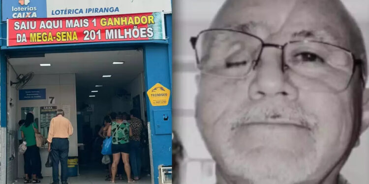 Ganhador de R$ 201 milhões da Mega-Sena morre 24 dias após retirar prêmio