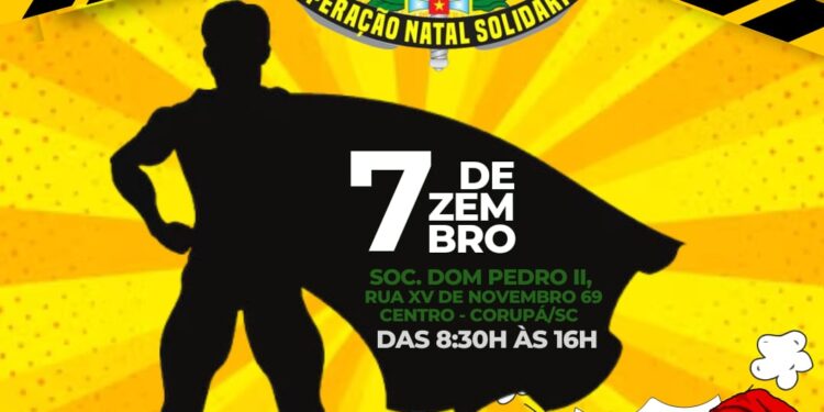 Evento especial de Natal para as crianças acontece neste sábado (7) em Corupá