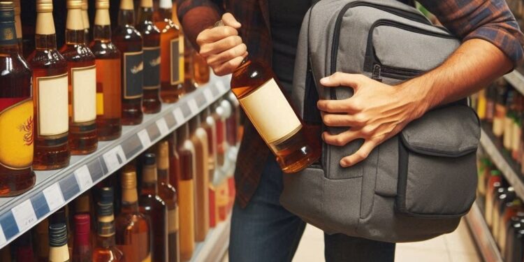 Homem é preso após furtar duas garrafas de uísque em Jaraguá do Sul