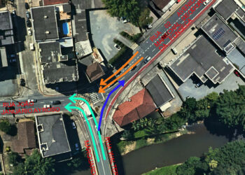 [Imagens] Trecho da Av. Marechal Deodoro, em Jaraguá do Sul, ficará em mão dupla