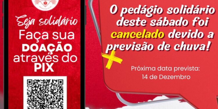 Pedágio dos Bombeiros de Jaraguá do Sul é adiado por conta da chuva
