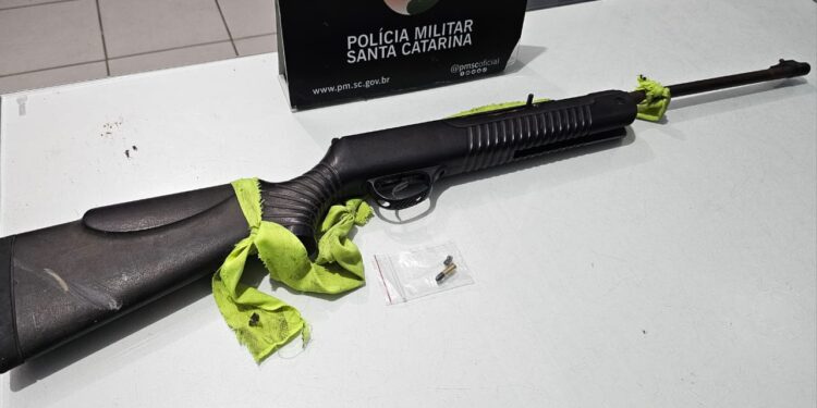 Idoso atira contra o vizinho em Guaramirim