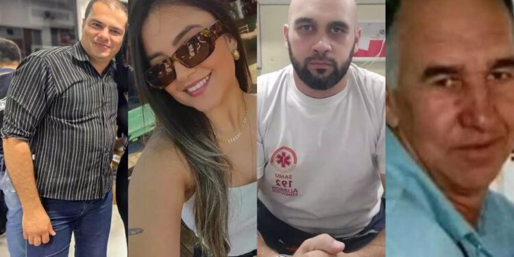 Médico, enfermeira, motorista e paciente morrem em colisão entre ambulância e caminhão, no PR