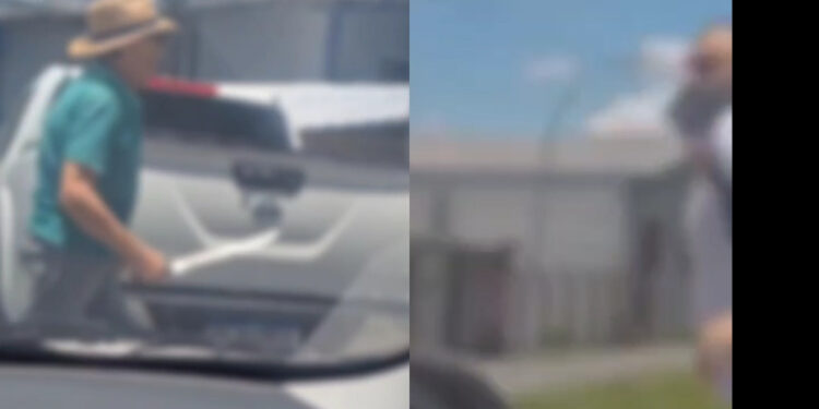 [Vídeo] Capacete x facão: briga de trânsito é registrada em Jaraguá do Sul