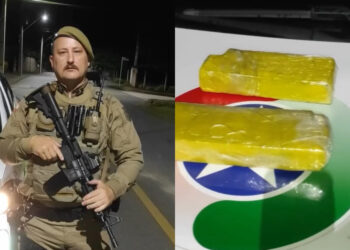 [Vídeo] Traficante é preso com mais de um quilo de maconha, em Jaraguá do Sul