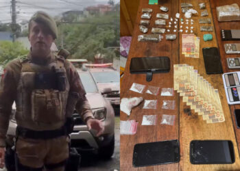 [Vídeo] Três homens são presos por tráfico de drogas em Jaraguá do Sul