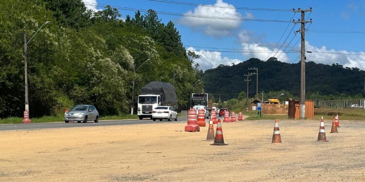 Autorizado o inicio da construção de rotatória na BR-280, em Jaraguá do Sul