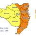 Defesa Civil de Santa Catarina emite novo alerta meteorológico