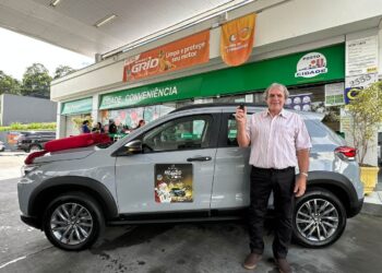 Entrega de veículo Fiat Pulse 0km celebra sucesso do Natal Mágico 2024 da CDL Jaraguá do Sul