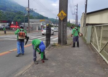 Prefeitura de Jaraguá do Sul define limpeza e conservação das ruas neste começo de ano