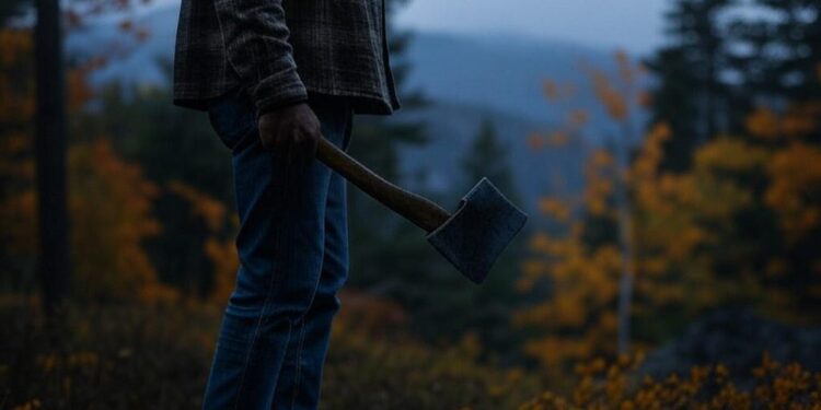 Homem é atacado por inquilino e leva golpe de machado na cabeça em Schroeder