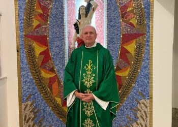 Padre Hélio Feuser se despede da Igreja Matriz São Sebastião de Jaraguá do Sul