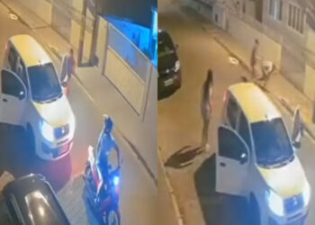 [Vídeo] Discussão de trânsito termina com motociclista baleado na cabeça em SC