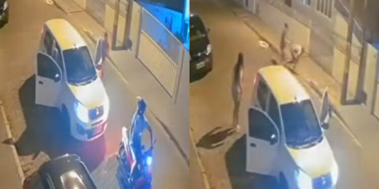 [Vídeo] Discussão de trânsito termina com motociclista baleado na cabeça em SC