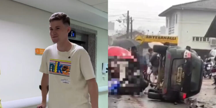 Após grave acidente e 11 cirurgias, jovem detalha recuperação em Jaraguá do Sul