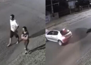 [Vídeo] Motorista embriagado atinge mulher em Joinville