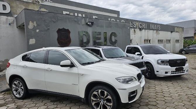 Delegacia de Repressão ao Crime Organizado faz operação em Guaramirim