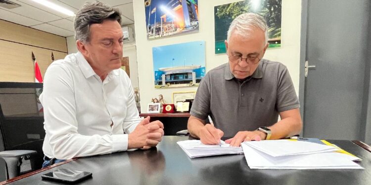 Convênio autoriza Jaraguá do Sul a fornecer água para Guaramirim