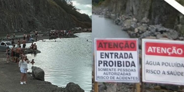 DNIT diz que é proibido utilizar áreas de obras da BR-280 como espaço de lazer