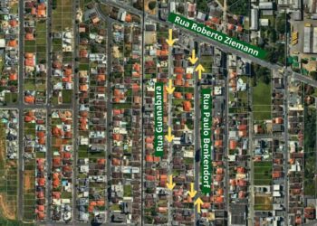 [Jaraguá] Ruas Guanabara e Paulo Benkendorf vão mudar de sentido