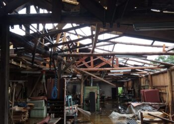 Temporal causa diversos estragos em Corupá