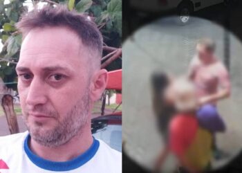 [Vídeo] Mulher mata homem com facada no peito em Cascavel