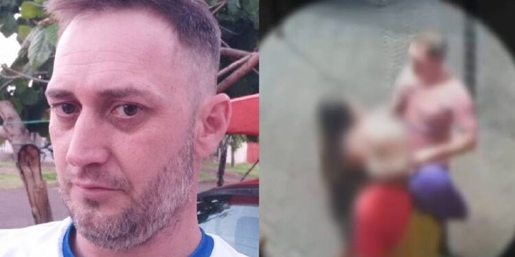 [Vídeo] Mulher mata homem com facada no peito em Cascavel