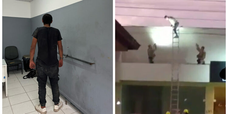 [Vídeo] Dois homens são presos por arrombamento a agência de crédito em Guaramirim