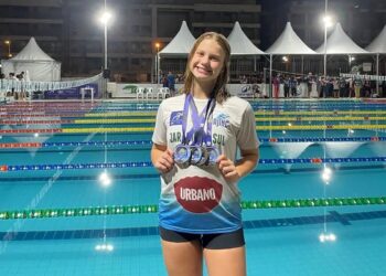 Nadadora de Jaraguá do Sul defenderá o Brasil em Mundial Escolar na Sérvia