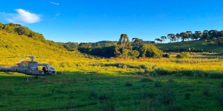 Homem atira contra helicóptero da PM e acaba morto após confronto em SC