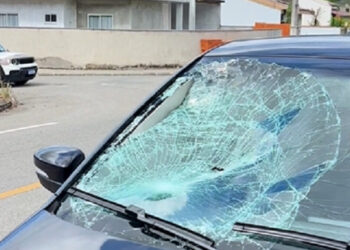 [Vídeo] Ciclista de 12 anos fica ferida após acidente em Jaraguá do Sul