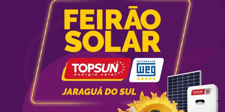 Topsun realiza Feirão Solar neste mês em Jaraguá do Sul