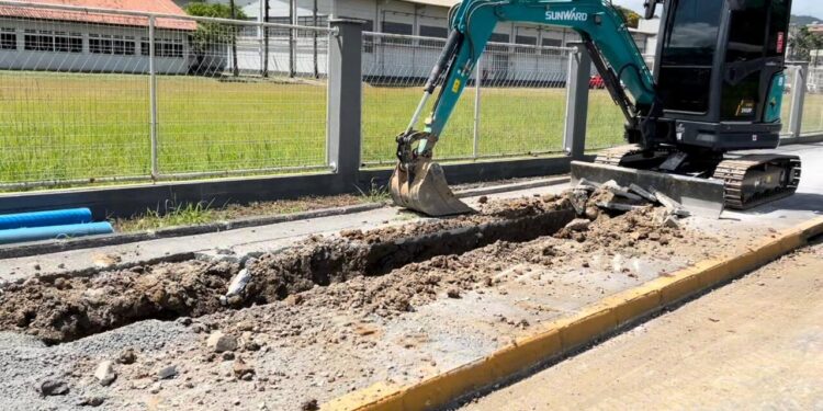 Jaraguá do Sul realiza interligação de tubulação para fornecer água para Guaramirim